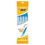 BIC Round Stic Ballpoint Pens 4pcs 1.0mm Blue
