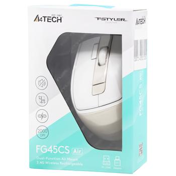 A4Tech Fstyler FG45CS Cream Beige Air Wireless Mouse - buy, prices for Auchan - photo 1