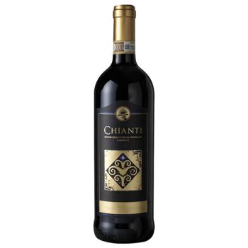 Вино Valdarno Chianti красное сухое 12,5% 0,75л