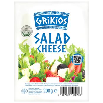 Сир Grikios салатний 200г - купити, ціни на КОСМОС - фото 1