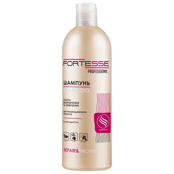 Fortesse Professional Revitalizing Shampoo for Dry, Damaged Hair in Need of Nourishment 400ml - buy, prices for NOVUS - photo 1