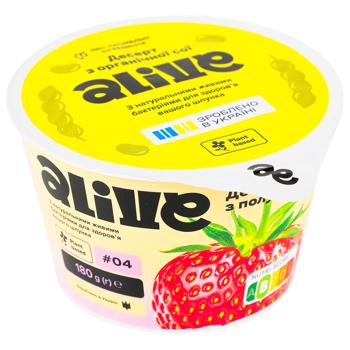 Alive Soy Yogurt with Strawberries 180g - buy, prices for WINETIME - photo 1