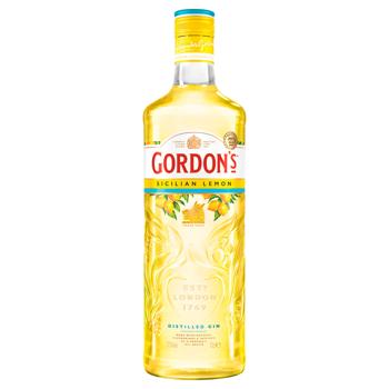 Напій алкогольний на основі джину Gordon's Sicilian Lemon 37,5% 0,7л - купити, ціни на AlcoHub - фото 1
