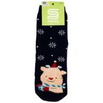 Premier Socks Fluffy Yarn Patterned Children's Terry Socks s.20-22, 22-24 Blue