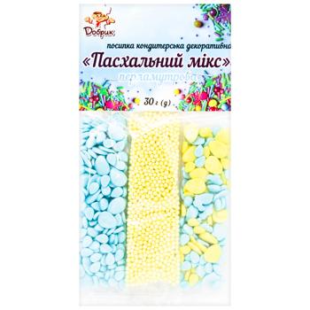 Посипка кондитерська Добрик Пасхальний мікс 30г - купити, ціни на ЕКО Маркет - фото 4