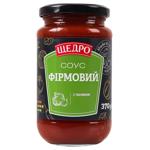 Shchedro Branded Sauce with Garlic 370g