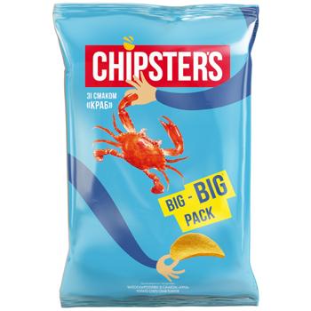 Chipster`s Crab Flavored Chips 180g - buy, prices for Auchan - photo 1