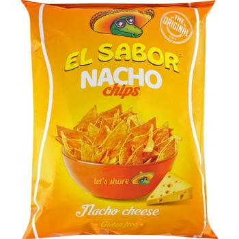 Чипсы начос El Sabor со вкусом сыра 100г - купить, цены на КОСМОС - фото 1