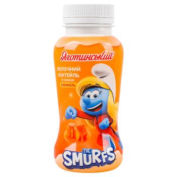 Yagotynsky Caramel Ultra-pasteurized Milk Cocktail 2.5% 180g - buy, prices for ULTRAMARKET - photo 1