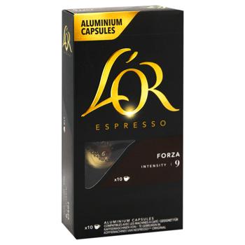 L'OR Espresso Forza Coffee Capsules 5.2g*10pcs - buy, prices for Chudo Market - photo 3