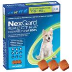 Boehringer Ingelheim NexGard Spectra Tablets for Dogs from 7.6 to 15kg Against External and Internal Parasites 3pcs