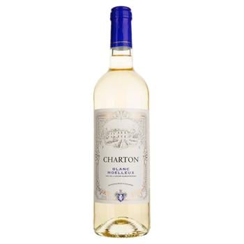 Вино Charton Blanc Moelleux біле напівсолодке 10,5% 0,75л