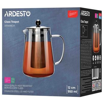 Заварник Ardesto Gemini Milano 950мл - купить, цены на - фото 2