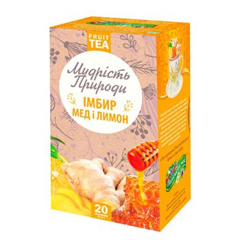 Poliskyi Chay Ginger, Honey and Lemon Fruit Tea 2g*20pcs - buy, prices for Auchan - photo 1