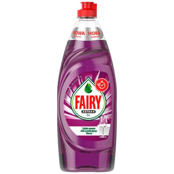 Засіб для миття посуду Fairy Extra+ Бузок 650мл - купити, ціни на Торба - фото 1