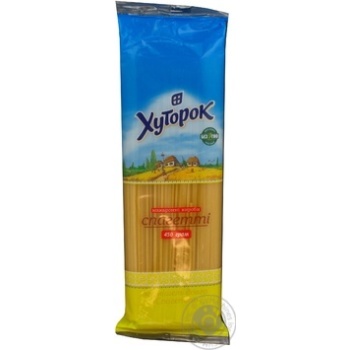 Макароны спагетти Хуторок 450г Украина купить, цены на МегаМаркет - фото 4