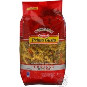 Макарони PrimoGusto Fusilli Tricolore 500г