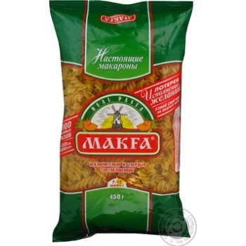 Pasta fusilli Makfa 450g polyethylene packaging - buy, prices for NOVUS - photo 3