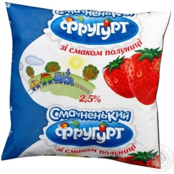 Йогурт Фругурт полуниця 2.5% 400г плівка Україна купити, ціни на МегаМаркет - фото 8