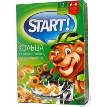 Готовый завтрак Start! Кольца 4-х зерновых 250г - купить, цены на - фото 8