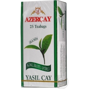 Чай Azercay зелений з чабрецем 25х2г х24 купить, цены на МегаМаркет - фото 3