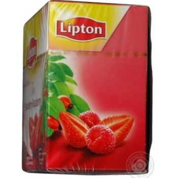 Drink Lipton Strawberry Raspberry flavored fruit and herbs teabags 20x2g - buy, prices for - photo 8