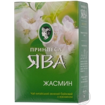 Чай Принцеса Ява Жасмін зелений 90г купити, ціни на МегаМаркет - фото 1