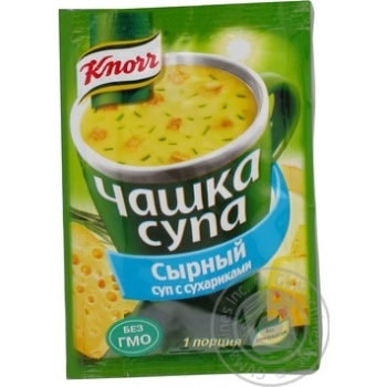 Сирний суп Knorr Чашка Супу з сухариками пакетик 15,6г - купити, ціни на NOVUS - фото 4