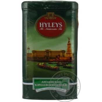 Tea Hyleys Korolivskiy kupazh black loose 125g can - buy, prices for MegaMarket - photo 4