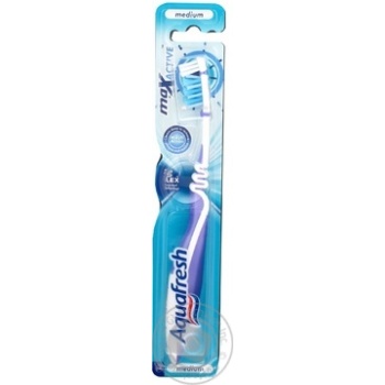 Зубная щетка Aquafresh Max Active средней жесткости купить, цены на МегаМаркет - фото 2