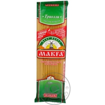 pasta spaghetti makfa 400g polyethylene packaging - buy, prices for - photo 8