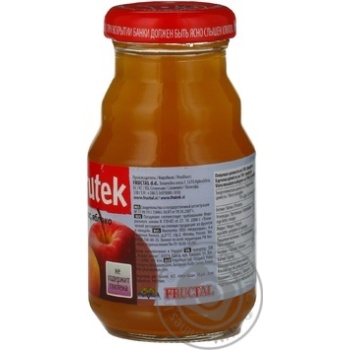 Pasteurized gluten-free nectar with pulp Frutek apricots and apples for children from 5+ months enriched with vitamin C glass bottle 125ml Slovenia - buy, prices for - photo 8