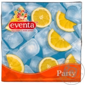 Серветки EVENTA 20 шт. паперові 3-х шар. купить, цены на МегаМаркет - фото 5