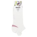 V&T Accent Short Women's Socks s.23-25 Milky/Pink