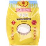 Groats Ridnokrai round grain 1000g Ukraine