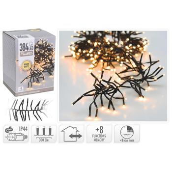 Koopman Electric Garland-Cluster 384 LED 6m Warm White - buy, prices for Tavria V - photo 2