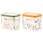 Контейнер Herevin Storage Canister Green-Peach 1,2л