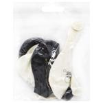 Кульки Череп біло-чорні 5шт