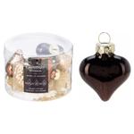 Koopman Ornament Christmas Tree Decoration 4x4.5cm Amber