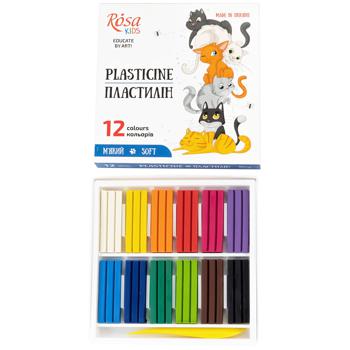 Plasticine Rosa 12pcs Ukraine - buy, prices for Auchan - photo 2