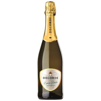 Вино ігристе Decordi Cuvee Dolce Vino Spumante біле солодке 9.5% 0.75 л
