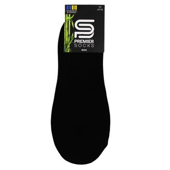 Premier Socks Bamboo Mesh Men's Foot Covers with Silicone s.27 Black - buy, prices for NOVUS - photo 1