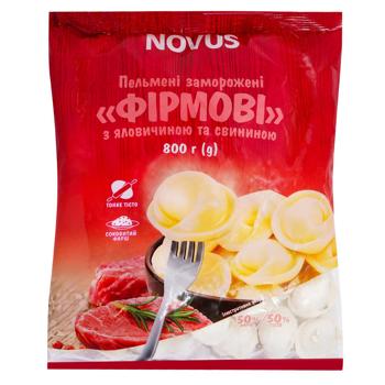 Пельмені Novus Фірмові зі свининою та яловичиною 800г - купити, ціни на Біотус - фото 1