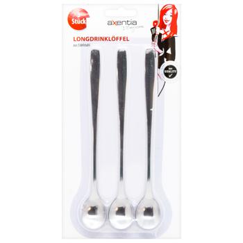 Axentia Set Of Latte Spoons 3pcs - buy, prices for MegaMarket - photo 1