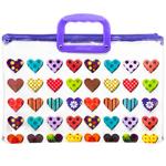 VGR Hearts Zippered Briefcase 28*39cm VR22412