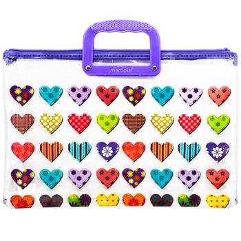 VGR Hearts Zippered Briefcase 28*39cm VR22412 - buy, prices for MegaMarket - photo 1