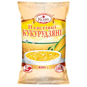 Хлопья Козуб продукт кукурузные 400г - купить, цены на Идеал - фото 1