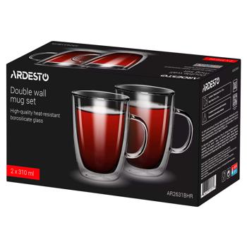 Ardesto Cup Set 310ml 2pcs - buy, prices for ULTRAMARKET - photo 2