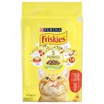 Friskies Dry Feed with Beef, Chicken and Vegetables for Adult Cats 10kg