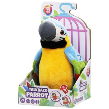 Игрушка мягкая One Two Fun Попугай Рико интерактивная 21см в ассортименте - купить, цены на Auchan - фото 3